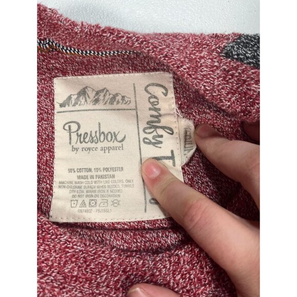 Women's Unversity of Alabama Pressbox By Royce Comfy Terry Sweatshirt Sz M L/S - Picture 3 of 5